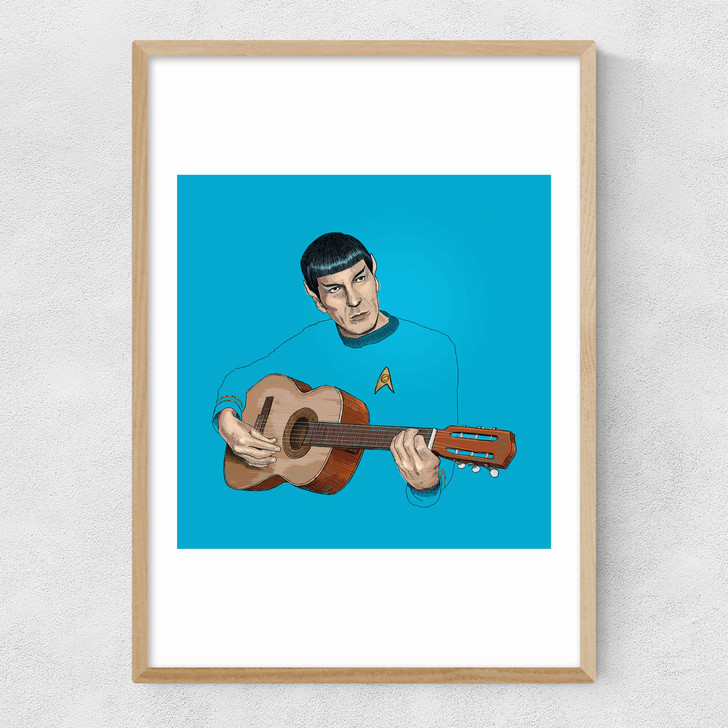 Music from Outer Space Narrow Oak Frame Music from Outer Space Narrow Oak Frame