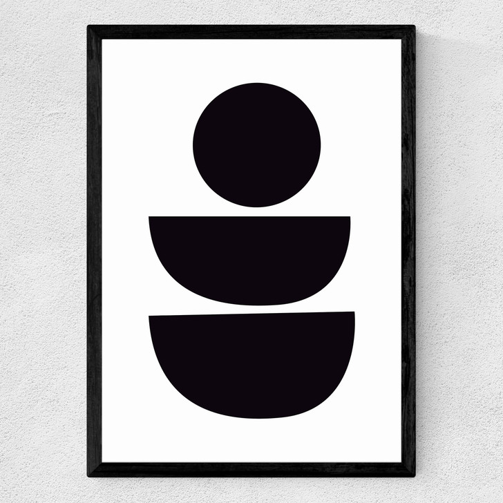 Abstract II Medium Black Frame Abstract II Medium Black Frame