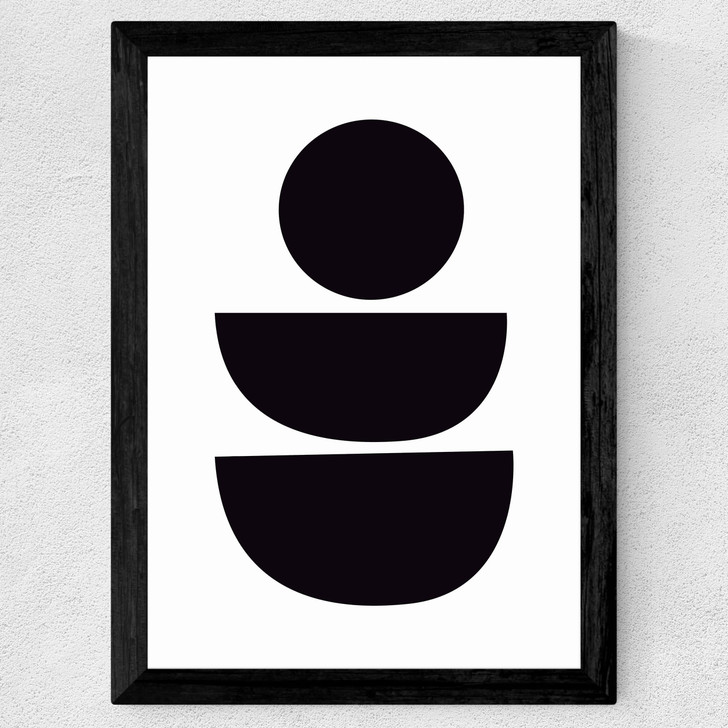Abstract II Wide Black Frame
