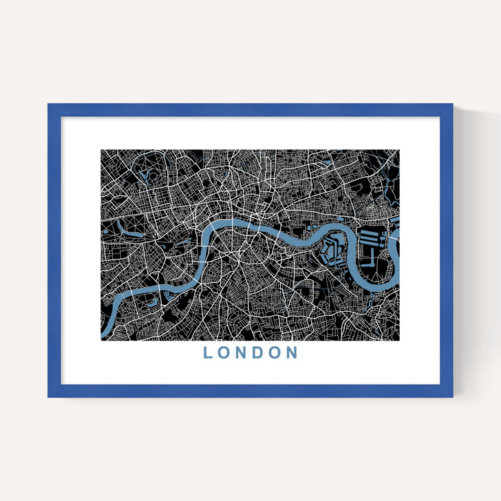 London Map Negative