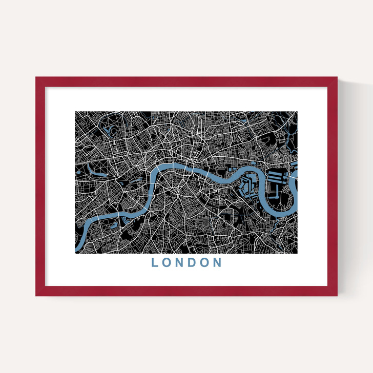 London Map Negative