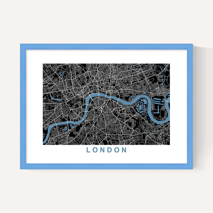 London Map Negative