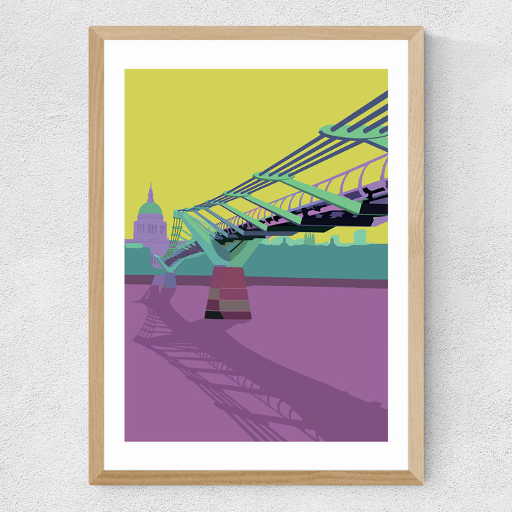 Millennium Bridge - St Pauls Medium Oak Frame Millennium Bridge - St Pauls Medium Oak Frame