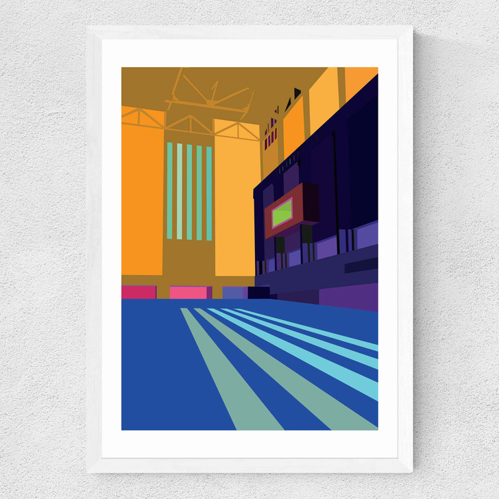 Tate Modern - Turbine Hall Medium White Frame