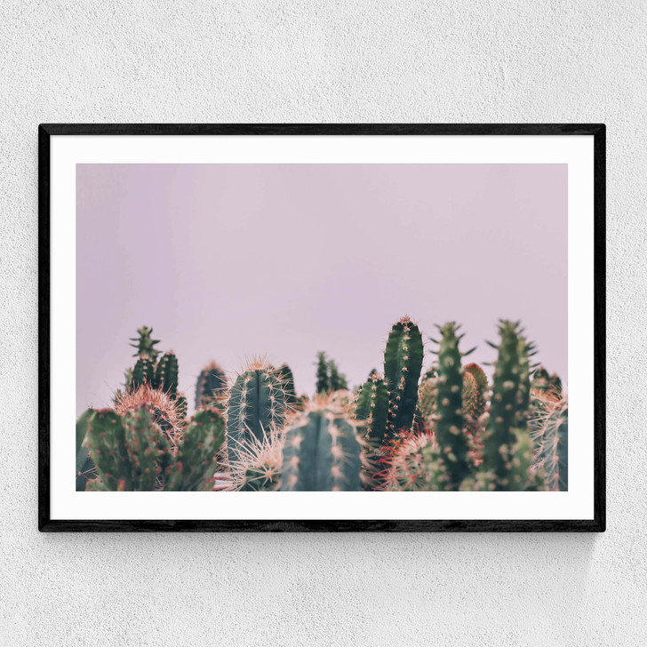 Cactus Garden Narrow Black Frame