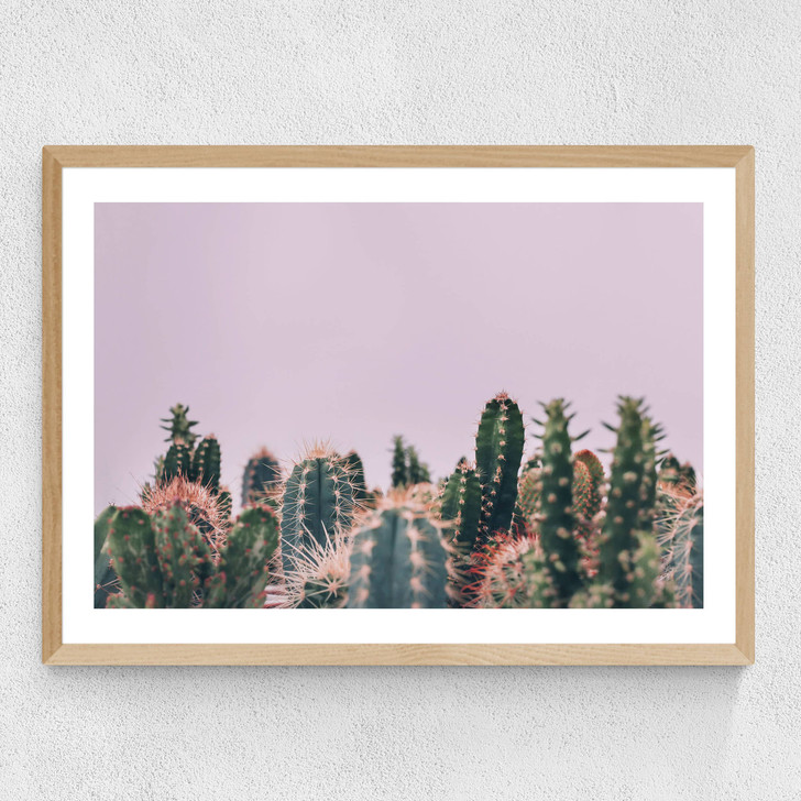 Cactus Garden Medium Oak Frame