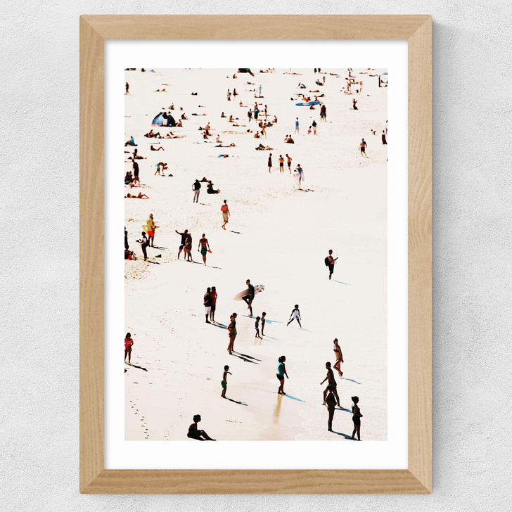 Beach Life Wide Oak Frame