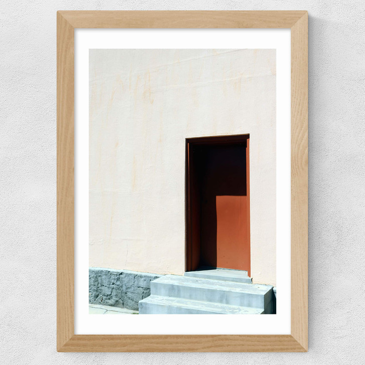 Door II Wide Oak Frame