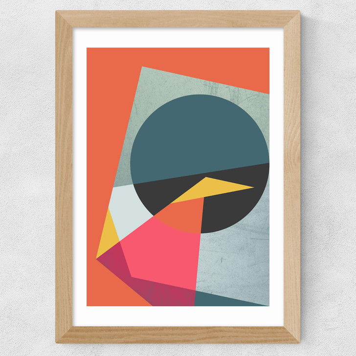 Graphic #2 Wide Oak Frame