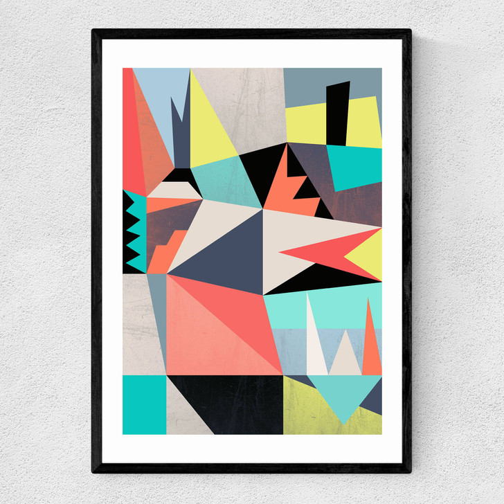 Graphic #3 Narrow Black Frame