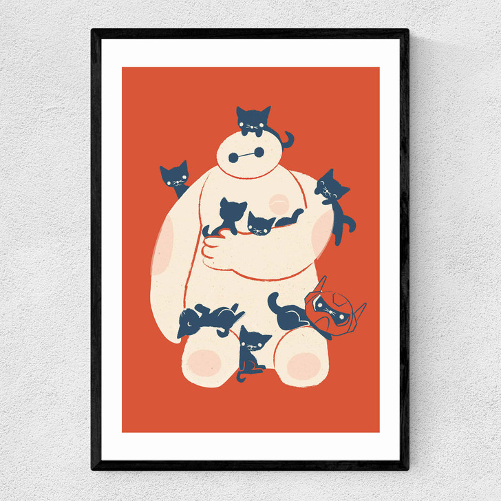 Kittens Narrow Black Frame Kittens Narrow Black Frame