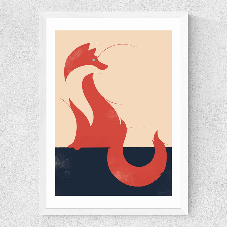 The Fox Medium White Frame