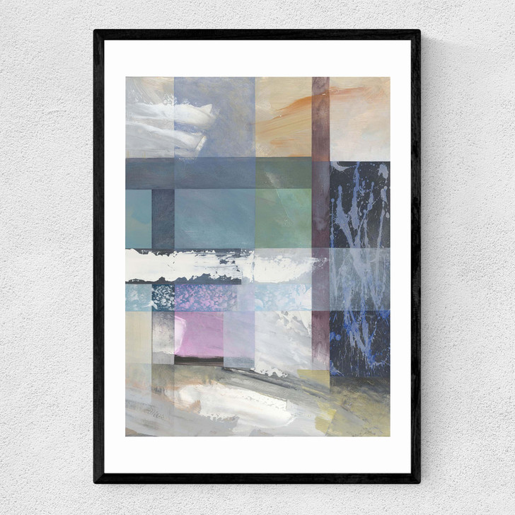 Painterly Abstract II Narrow Black Frame Painterly Abstract II Narrow Black Frame
