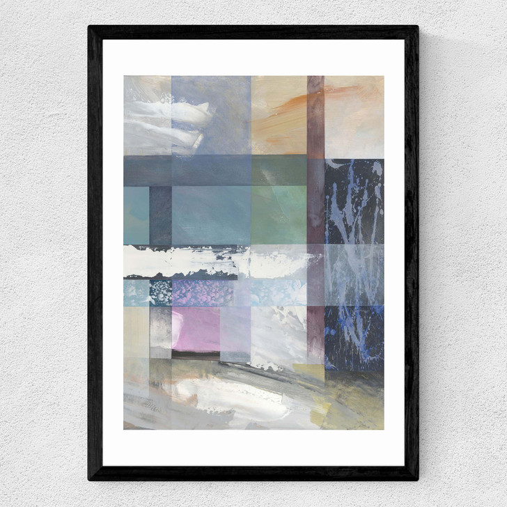 Painterly Abstract II Medium Black Frame Painterly Abstract II Medium Black Frame