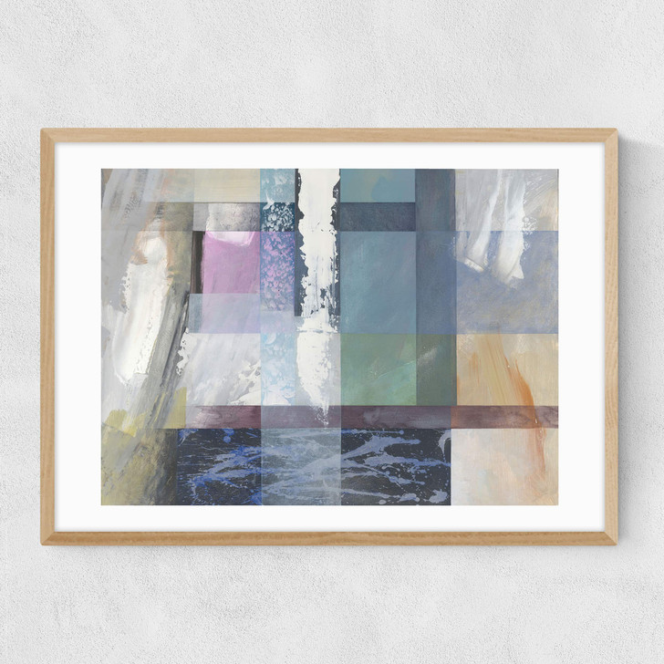 Painterly Abstract II Narrow Oak Frame Painterly Abstract II Narrow Oak Frame