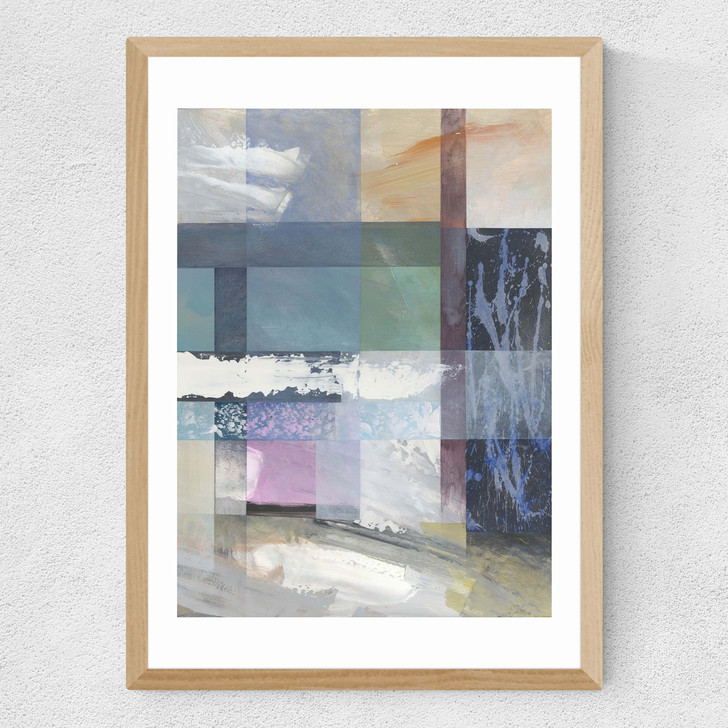 Painterly Abstract II Medium Oak Frame Painterly Abstract II Medium Oak Frame