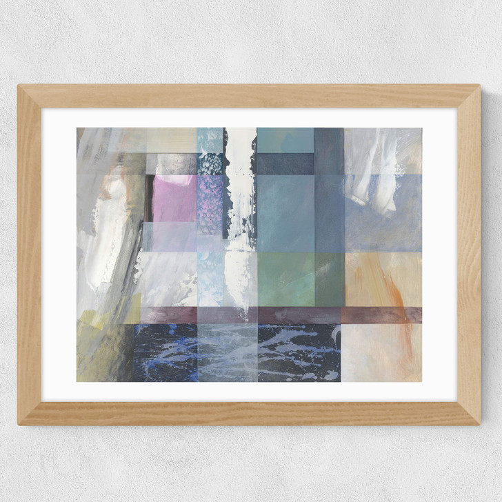 Painterly Abstract II Wide Oak Frame Painterly Abstract II Wide Oak Frame