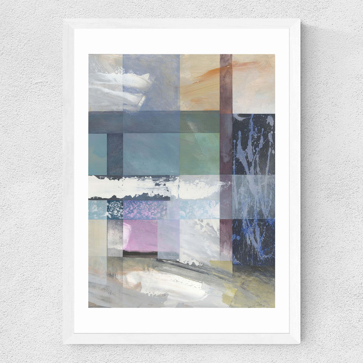 Painterly Abstract II Medium White Frame Painterly Abstract II Medium White Frame