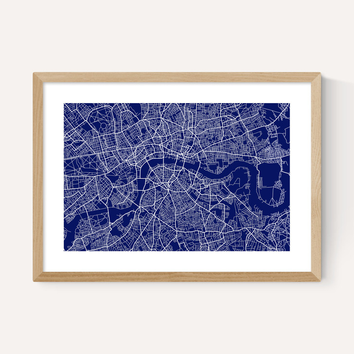 London Map Navy