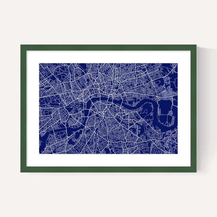 London Map Navy