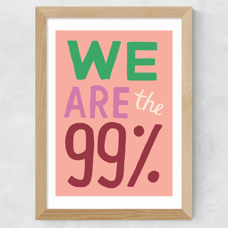 99 Percent Wide Oak Frame 99 Percent Wide Oak Frame
