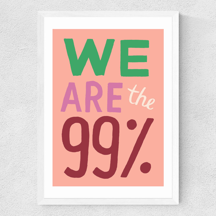 99 Percent Medium White Frame 99 Percent Medium White Frame