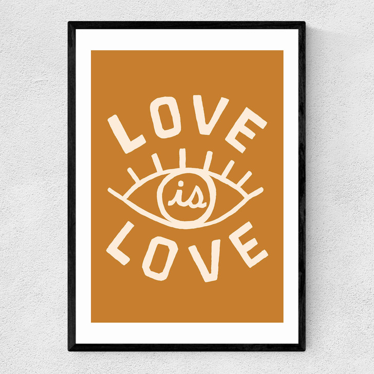 Love is Love Narrow Black Frame Love is Love Narrow Black Frame