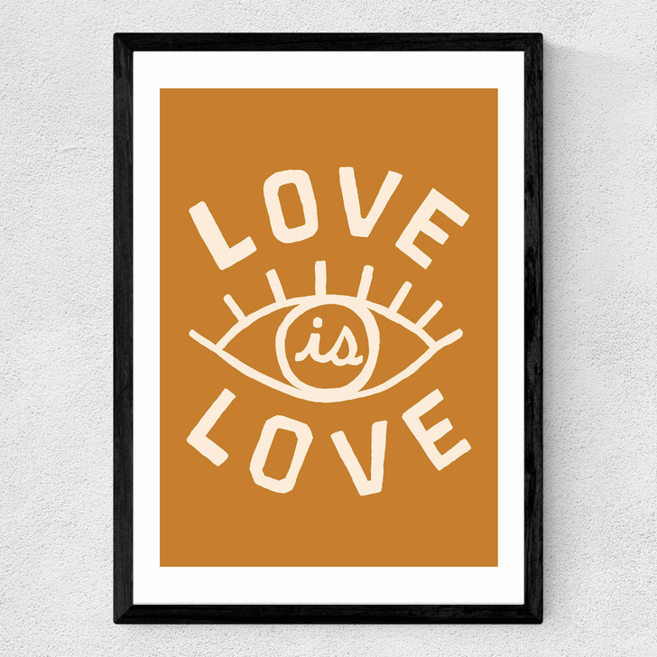 Love is Love Medium Black Frame Love is Love Medium Black Frame