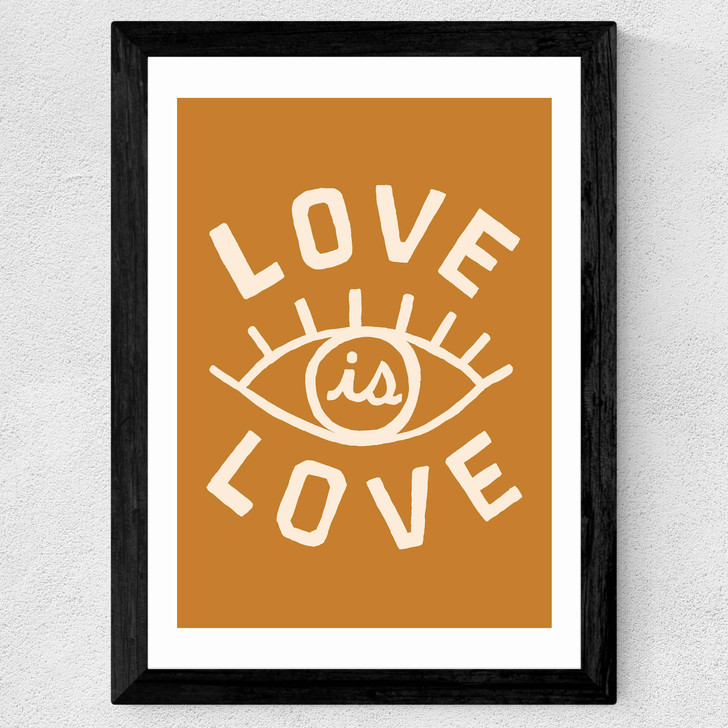 Love is Love Wide Black Frame Love is Love Wide Black Frame