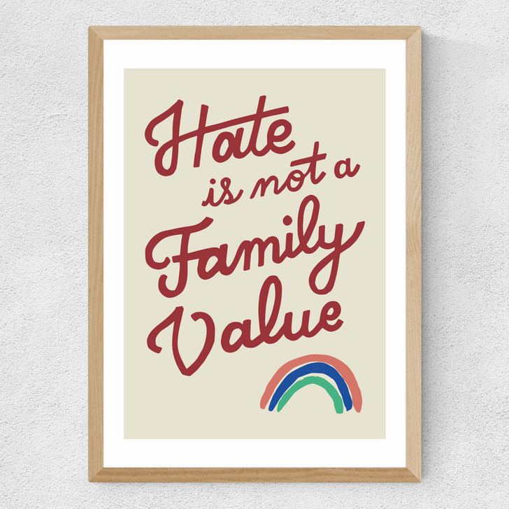 Not a Family Value Medium Oak Frame Not a Family Value Medium Oak Frame