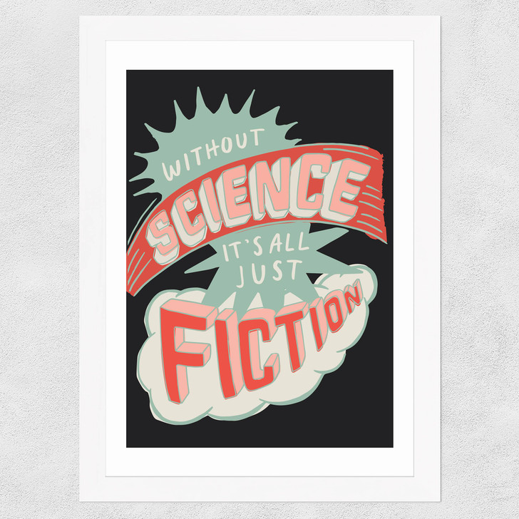 Science Fiction Wide White Frame Science Fiction Wide White Frame