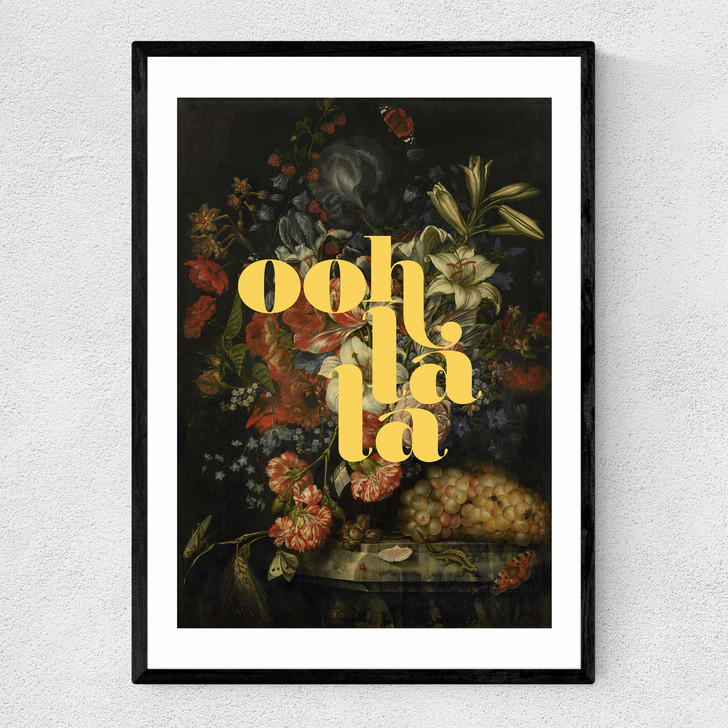 Ooh La La Narrow Black Frame