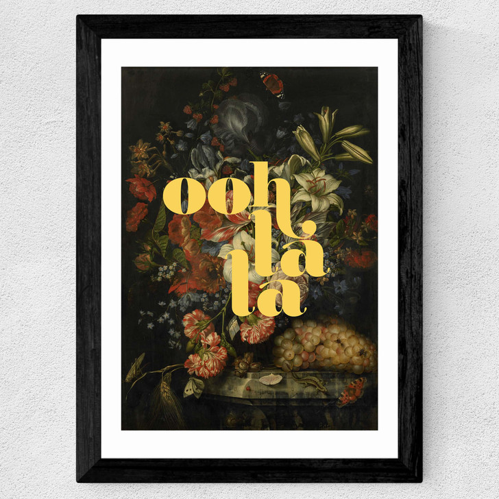 Ooh La La Wide Black Frame