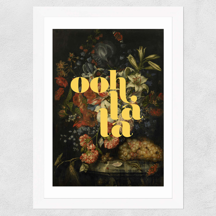 Ooh La La Wide White Frame