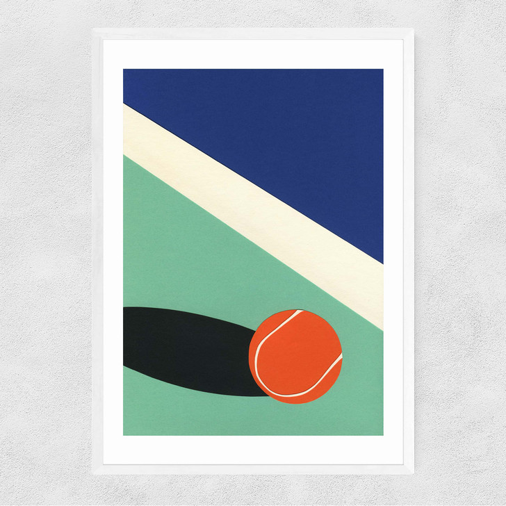 Arizona Tennis Club II Narrow White Frame