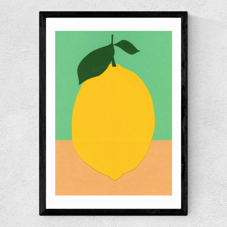 Lemon by Rosi Feist Medium Black Frame Lemon by Rosi Feist Medium Black Frame