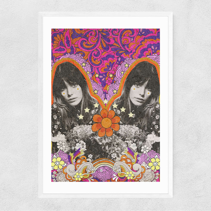 Jane Birkin Narrow White Frame Jane Birkin Narrow White Frame