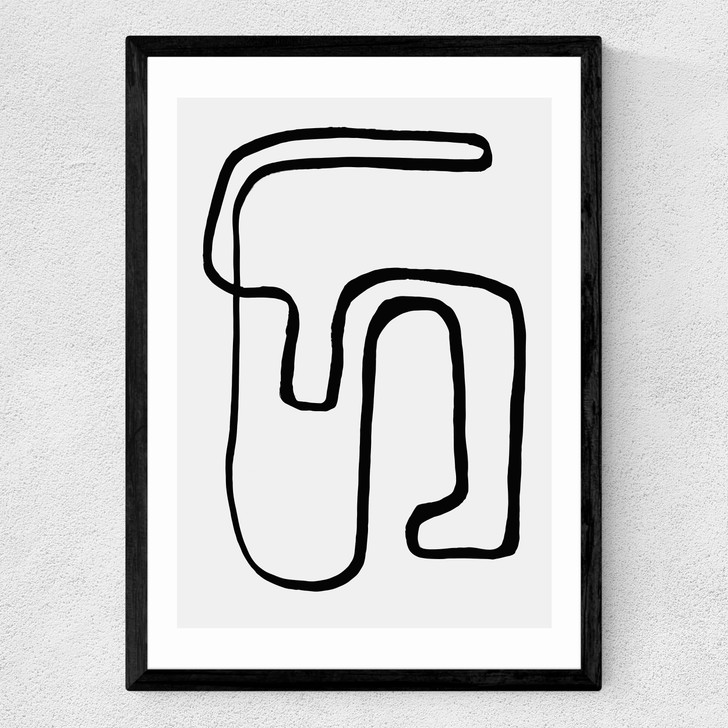 Wanderdraw II by Rafael Farias Medium Black Frame Wanderdraw II by Rafael Farias Medium Black Frame