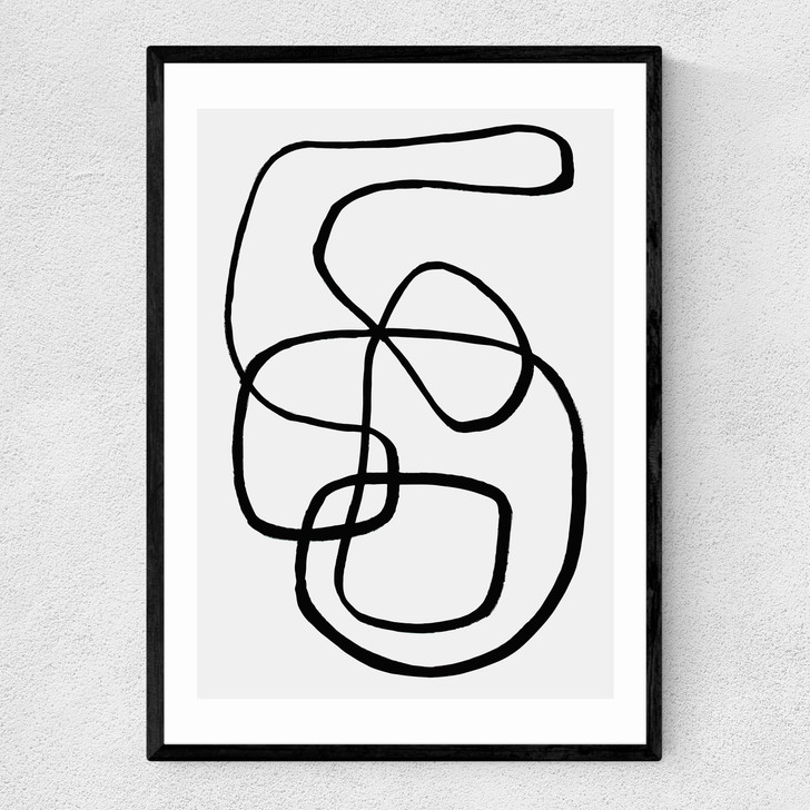 Wanderdraw IV by Rafael Farias Narrow Black Frame Wanderdraw IV by Rafael Farias Narrow Black Frame