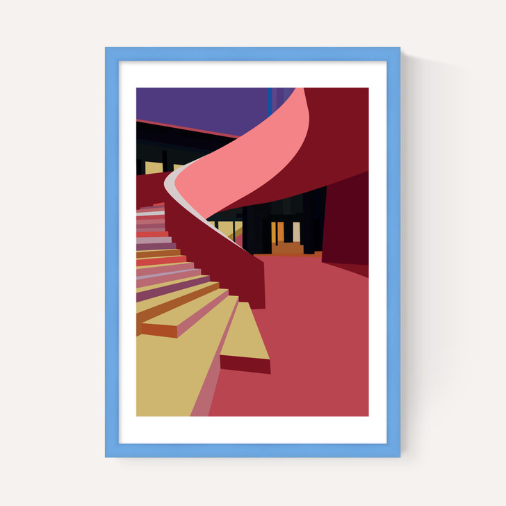 Tate Modern Stairs by Oshe POP!