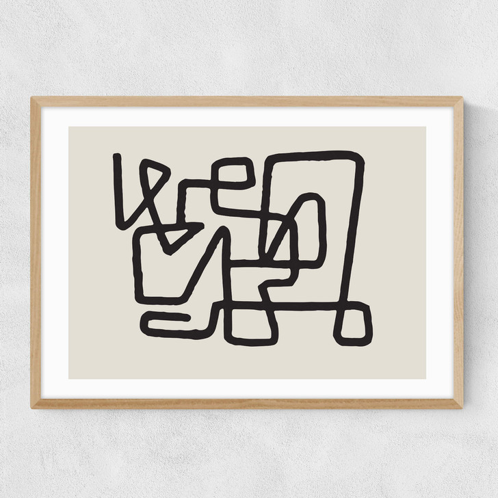 Knot I by In House Narrow Oak Frame Knot I by In House Narrow Oak Frame