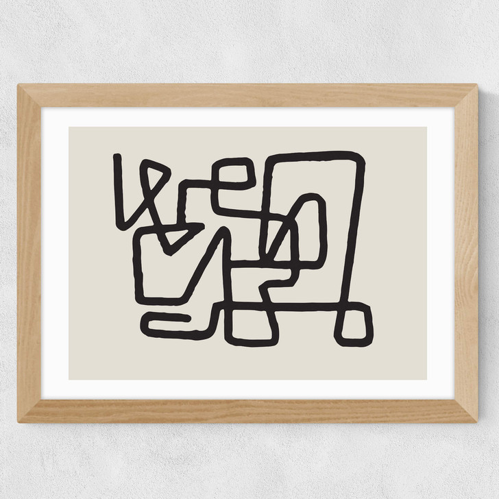 Knot I by In House Wide Oak Frame Knot I by In House Wide Oak Frame