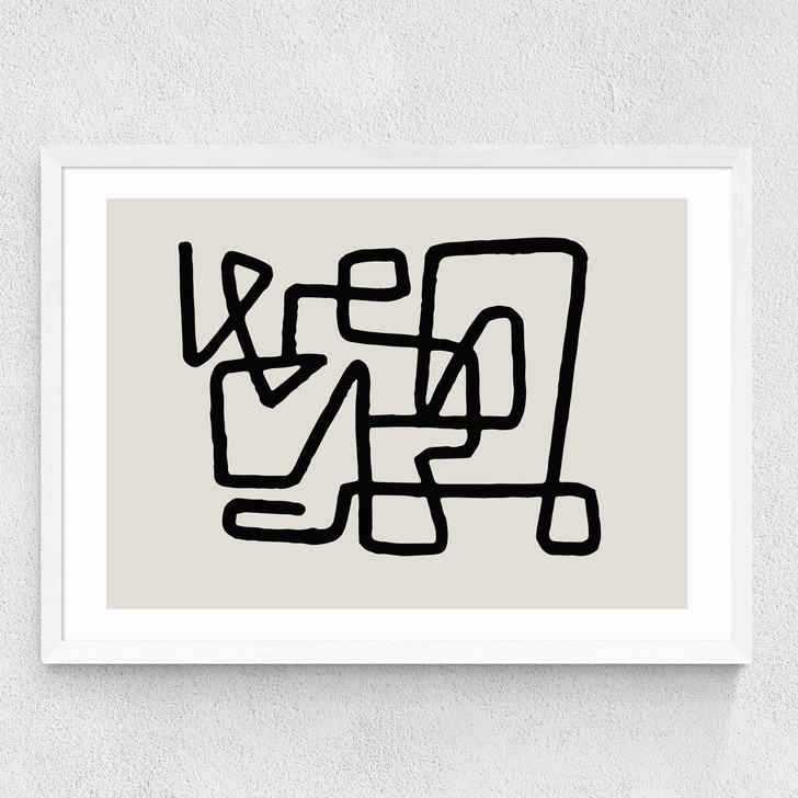 Knot I by In House Medium White Frame Knot I by In House Medium White Frame