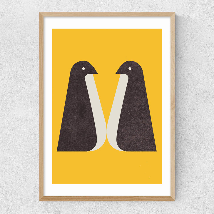 Penguin by In House Narrow Oak Frame Penguin by In House Narrow Oak Frame