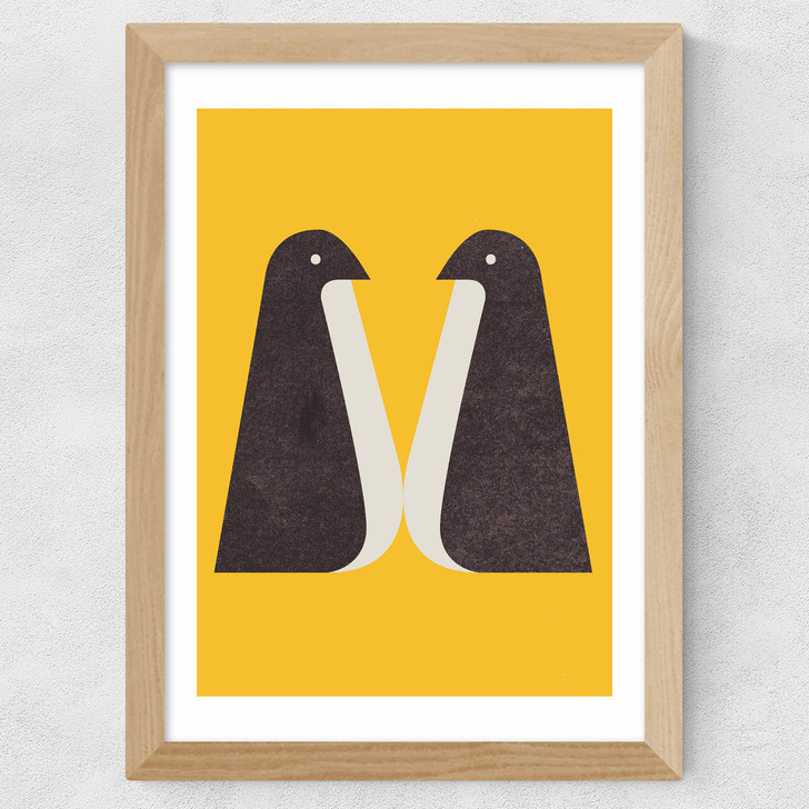 Penguin by In House Wide Oak Frame