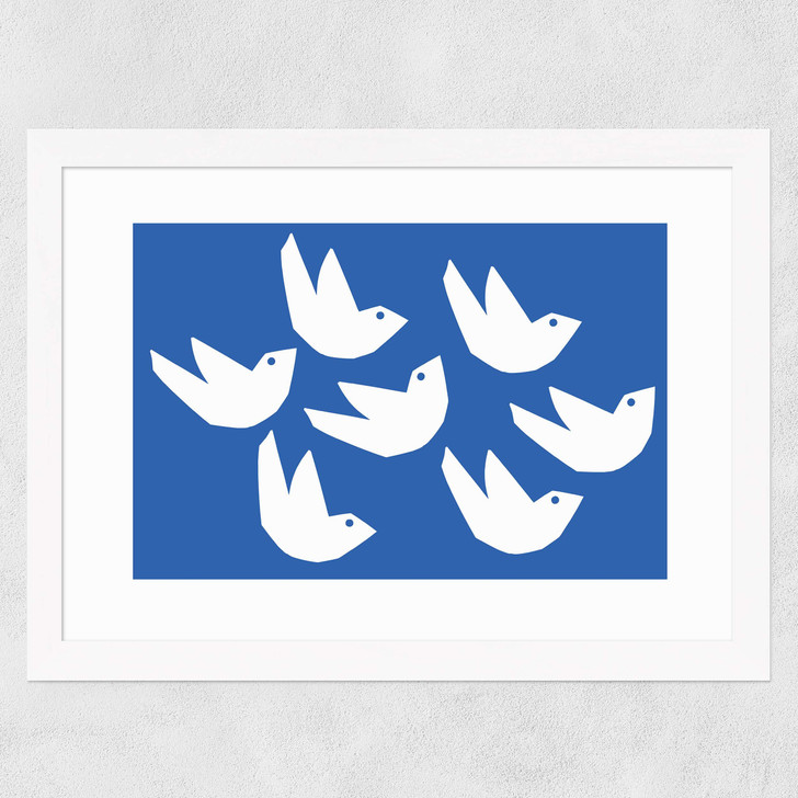 Vol I by In House Wide White Frame