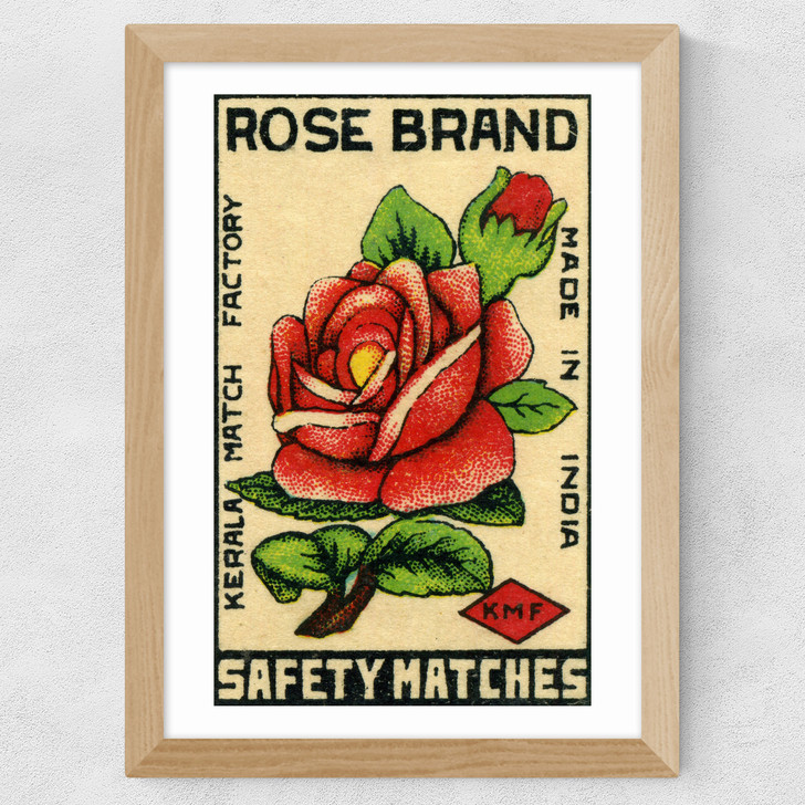 Rose Brand Matchbox Wide Oak Frame Rose Brand Matchbox Wide Oak Frame