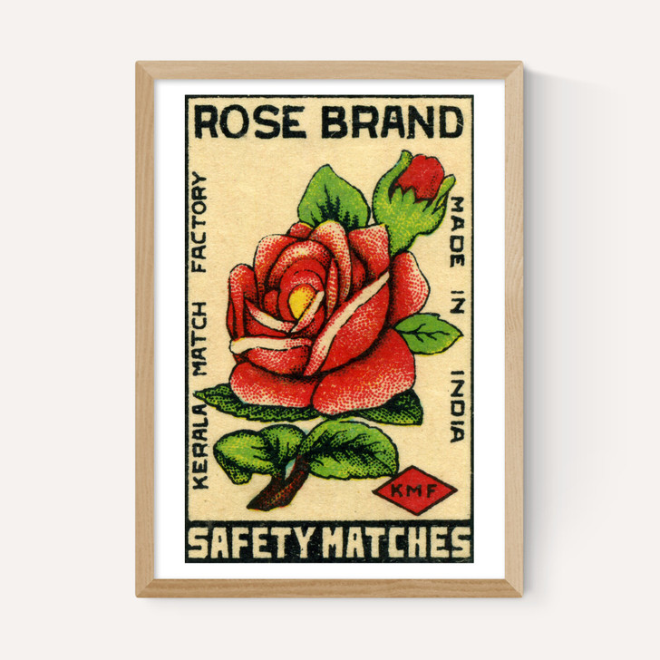 Rose Brand Matchbox