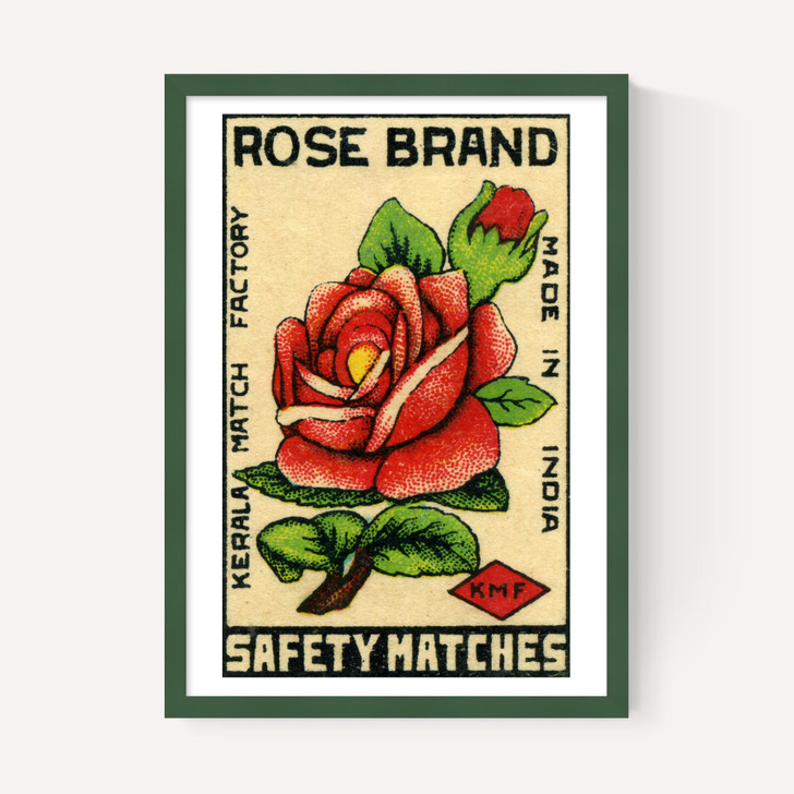 Rose Brand Matchbox