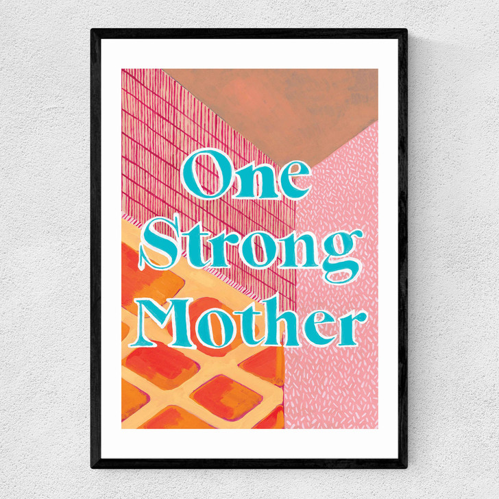 Strong Mother Narrow Black Frame